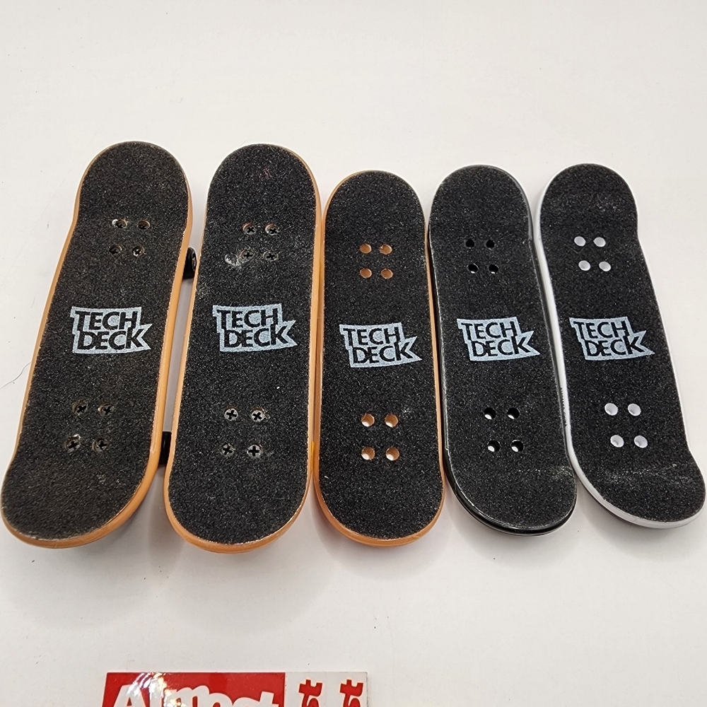 5 Tech Deck Lot Almost Stickers Mini Skateboards Fingerboards - Picture 4 of 4
